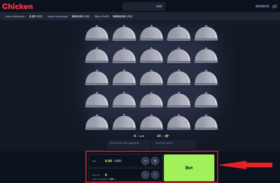 Configurez votre partie